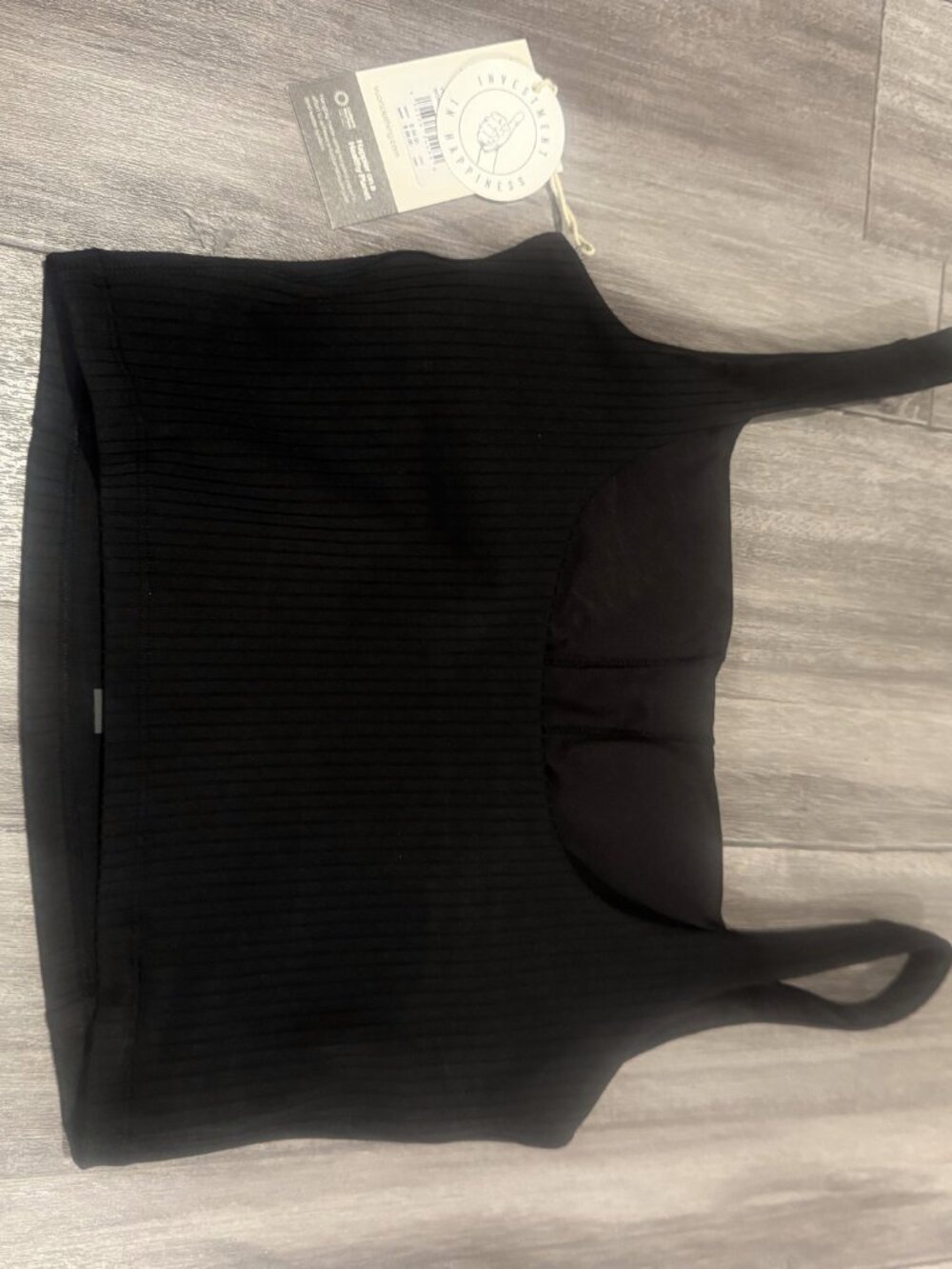 Vuori SL Inversion Rib Support Tank – Black – NWT - Picture 2 of 2
